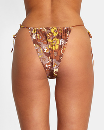 7 Earth Bloom Medium French Bikini Bottoms Grey AVJX400257 RVCA