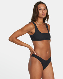 6 Grooves French Bikini Bottoms Black AVJX400260 RVCA