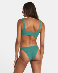 rvca, Grooves French Bikini Bottoms, DUSKY GREEN (dug) Grooves - Medium French Bikini Bottoms for Women AVJX400260