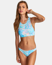 1 Psychee Cheeky Bikini Bottoms Grey AVJX400271 RVCA