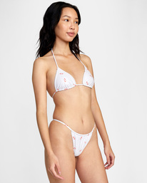 5 Heartthrob Billie Skimpy Bikini Bottom White AVJX400286 RVCA