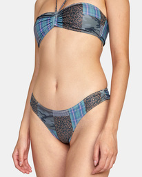 7 Steffani Stella Cheeky Bikini Bottom Grey AVJX400287 RVCA