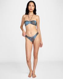 2 Steffani Stella Cheeky Bikini Bottom Grey AVJX400287 RVCA