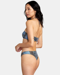 4 Steffani Stella Cheeky Bikini Bottom Grey AVJX400287 RVCA