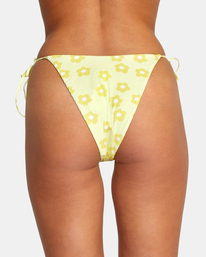 7 Keen Tie Medium French Bikini Bottoms Green AVJX400294 RVCA
