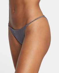 6 Feral Medium French Bikini Bottoms Beige AVJX400302 RVCA