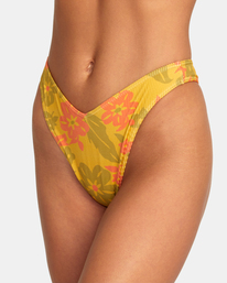 2 Kona Medium French Bikini Bottoms Grey AVJX400310 RVCA