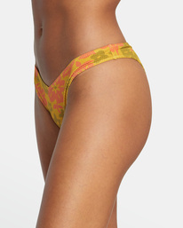 6 Kona Medium French Bikini Bottoms Grey AVJX400310 RVCA