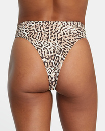 8 Meow High Rise - Cheeky Bikini Bottoms for Women Brown AVJX400327 RVCA