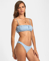 4 Wide Rib - Freche Bikinihose für Frauen Blau AVJX400333 RVCA