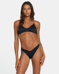1 Solid - Braguita de bikini mediana para Mujer Negro AVJX400341 RVCA
