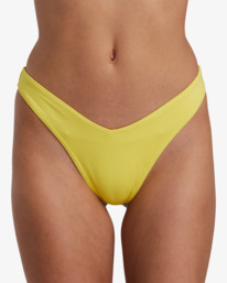 1 Solid - Medium Bikini Bottoms for Women Yellow AVJX400341 RVCA