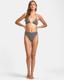 2 Recall High Rise - Freche Bikinihose für Frauen Grün AVJX400356 RVCA
