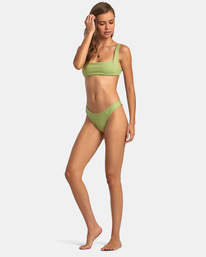 2 Second Life Skimpy French Bikini Bottoms Green AVJX400358 RVCA