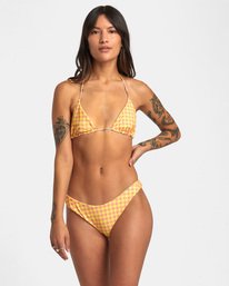 1 SUNKISSED REVERSIBLE SKIMPY BIKINI BOTTOMS Orange AVJX400359 RVCA