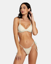 1 Tri Stripe Reversible Skimpy Bikini Bottoms Grey AVJX400369 RVCA