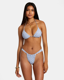1 Swerve Check Medium Bikini Bottoms Purple AVJX400390 RVCA