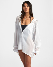 4 Gimme Shirt Dress Orange AVJX600136 RVCA