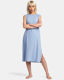 0 Flexin Coverup Dress Blue AVJX600139 RVCA