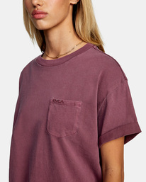 2 Roll It Tee Green AVJZT00341 RVCA