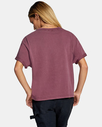 5 Roll It Tee Green AVJZT00341 RVCA