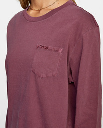 2 Stolen Long Sleeve Tee Green AVJZT00342 RVCA