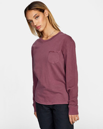 4 Stolen Long Sleeve Tee Green AVJZT00342 RVCA