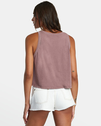 1 Small RVCA Tank Top Purple AVJZT00388 RVCA