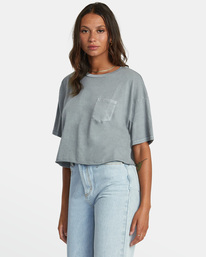 4 PTC Pocket Tee Green AVJZT00392 RVCA