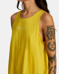 2 Small RVCA Tank Top Blue AVJZT00418 RVCA