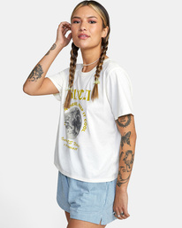 4 Keep It Cool Crop Tee White AVJZT00421 RVCA