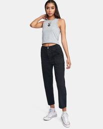 3 Daisy Slim Fit Tank Top Grey AVJZT00425 RVCA