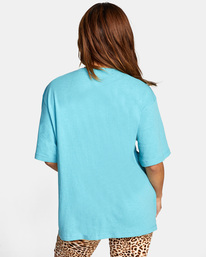 rvca, Jay Tree Oversized Tee, BLUE CREST (bcr) JAY TREE SS AVJZT00429
