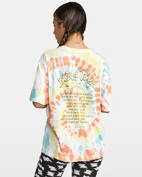 rvca, World Tour Oversized Tee, DUSTY YELLOW (due) WORLD TOUR SS AVJZT00431