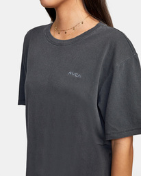 2 Ptc Anyday Oversized Tee Black AVJZT00435 RVCA