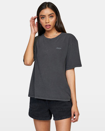 0 Ptc Anyday Oversized Tee Black AVJZT00435 RVCA