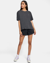 3 Ptc Anyday Oversized Tee Black AVJZT00435 RVCA