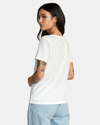 rvca, South Shore Slim Fit Tee, VINTAGE WHITE (vwt) SOUTH SHORE SS AVJZT00440