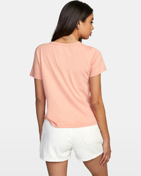 rvca, Small RVCA Slim Fit Tee, CLAY (cly) SMALL RVCA SS AVJZT00442