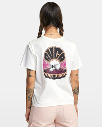 rvca, Save Our Souls Crop Tee, VINTAGE WHITE (vwt) SAVE OUR SOULS SS AVJZT00446