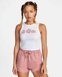 0 Aloha Graphic Tank Top White AVJZT00467 RVCA