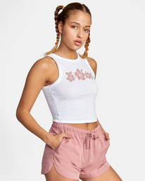 5 Aloha Graphic Tank Top White AVJZT00467 RVCA