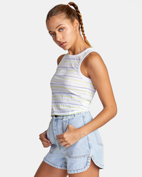 4 Easy Graphic Tank Top White AVJZT00469 RVCA
