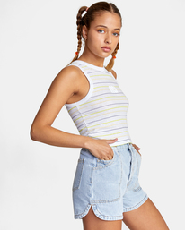 5 Easy Graphic Tank Top White AVJZT00469 RVCA