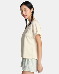 4 Lazy Club Graphic Tee White AVJZT00482 RVCA