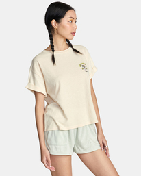 5 Lazy Club Graphic Tee White AVJZT00482 RVCA
