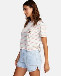 4 Shroom Pocket Tee  AVJZT00485 RVCA