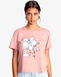 0 Posy Graphic Tee Grey AVJZT00488 RVCA