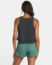 rvca, Ptc Traveler Embroidered Tank Top, RVCA BLACK (rvb) PTC TRAVELER AVJZT00505