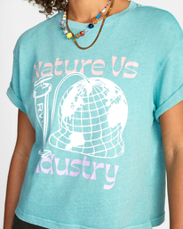 2 Inflation Roll It Tee Blue AVJZT00526 RVCA